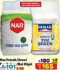 Nar/Irmak/Aras/ Bor Şeker/Bal Küpü Toz Şeker 5 Kg