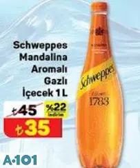 Schweppes Mandalina Aromalı Gazlı İçeçek 1 I