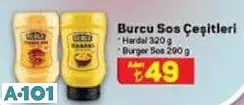 Burcu Sos Çeşitleri Hardal / Burger Sos 320 G / 290 G