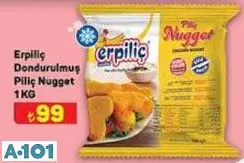 Erpiliç Dondurulmuş Piliç Nugget 1 Kg