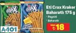 Eti Crax Baharatlı Kraker 175 G Peynirli/Baharatlı