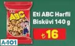 Eti ABC Harfli Bisküvi 140 G