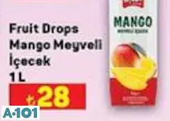 Fruit Drops Mango Meyveli İçecek 1 L