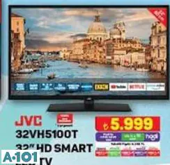 JVC 32VH5100T 32 İnç Hd Smart Led Tv Akıllı Televizyon