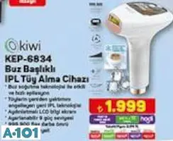 Kiwi KEP-6834 Buz Başlıklı IPL Tüy Alma Cihazı