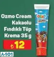 Ozmo Cream Kakaolu Fındıklı Tüp Krema 35 G