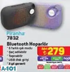 Piranha 7832 Bluetooth Hoparlör