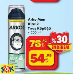 Arko Men Klasik Tıraş Köpüğü 200 Ml