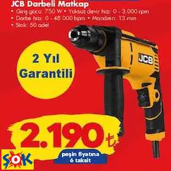 JCB Darbeli Matkap 750 W