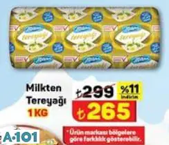 Milkten Tereyağı 1 Kg