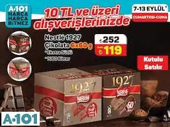 Nestle 1927 Çikolata Ekstra Sütlü/%60 Bitter 6X60 G