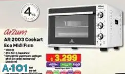 Arzum AR 2003 Cookart Eco Midi Fırın