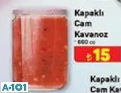 Lav Kapaklı Cam Kavanoz 660 Cc