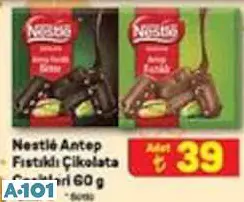 Nestle Antep Fıstıklı Çikolata Çeşitleri 60 G