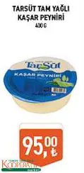 Tarsüt Tam Yağlı Kaşar Peyniri 400 G