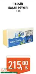 Tarsüt Kaşar Peyniri 1 Kg