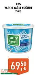 TKS Yarım Yağlı Yoğurt 2500 G