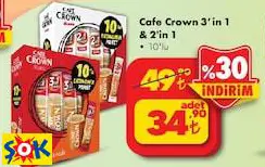 Cafe Crown 3'İn 1 & 2 'İn 1 10'Lu