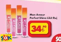 Mon Amour Perfect Shine Likit Ruj