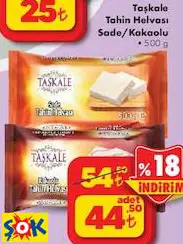 Taşkale Tahin Helvası Sade/Kakaolu 500 G