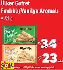 Ülker Gofret Fındıklı/Vanilya Aromalı 220 G