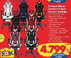 Twisted Minds Comfort E-Spor Oyuncu Koltuğu