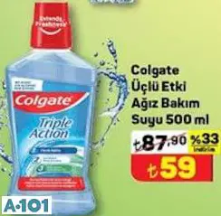 Colgate Üçlü Etki Ağız Bakım Suyu 500 Ml