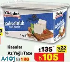 Kaanlar Az Yağlı Taze Peynir 1 Kg