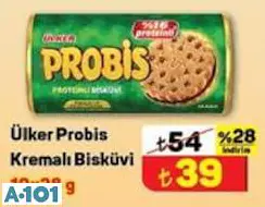 Ülker Probis Kremalı Bisküvi 10X28 G