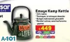 Avşar Emaye Kamp Kettle