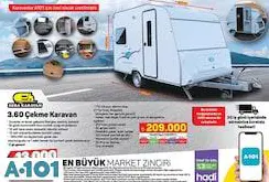 Erba Karavan 3,60 Çekme Karavan