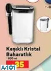 Kaşıklı Kristal Baharatlık 600 ml