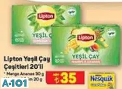 Lipton Yeşil Çay Çeşitleri 20'li