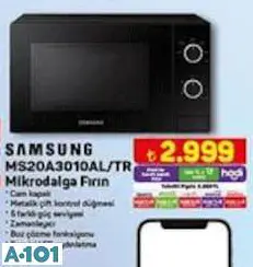 Samsung MS20A3010AL/TR Mikrodalga Fırın