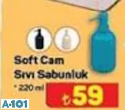 Soft Cam Sıvı Sabunluk 220 ml