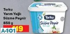 Torku Yarım Yağlı Süzme Peynir 850 g