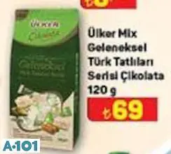 Ülker Mix Geleneksel Türk Tatlıları Serisi Çikolata 120 g