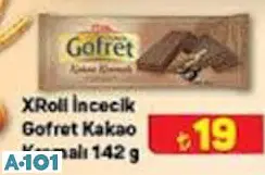 Xroll İncecik Gofret Kakao Kremalı 142 G