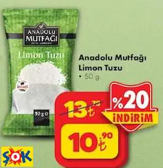 Anadolu Mutfağı Limon Tuzu 50 G