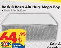 Baskılı Baza Altı Hurç Mega Boy 74X46x22 Cm