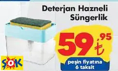 Deterjan Hazneli Süngerlik