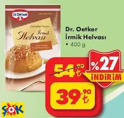 Dr. Oetker İrmik Helvası 400 G