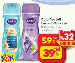 Duru Duş Jeli Lavanta Bahçesi/Deniz Esintisi 450 Ml