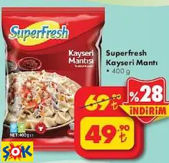 Superfresh Kayseri Mantı 400 G