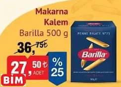 Barilla Makarna Kalem 500 G