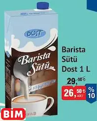 Dost Barista Sütü 1 L