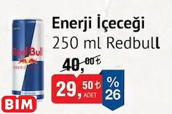 Redbull Enerji İçeceği 250 ml