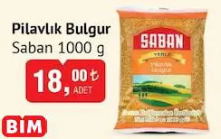 Saban Pilavlık Bulgur 1000 G