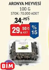 Aronya Meyvesi Yalova 100 g