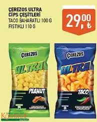 Çerezos Ultra Cips 100 G/110 G Çeşitleri